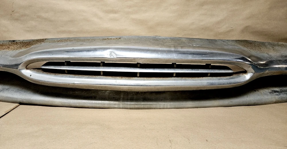 1954 Pontiac Star Chief Chieftain Radiator Grill Set Fish Mouth Excellent Used - Image 3