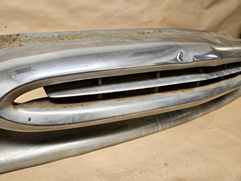 1954 Pontiac Star Chief Chieftain Radiator Grill Set Fish Mouth Excellent Used - Image 6