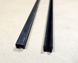 1933 1964 Vent Window Division Bar Vertical Run Channel Pair, 32" GM Pontiac