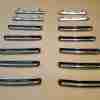 1967 2+2 front fender louver set, 14 PC Left Hand P/N 123267, Right Hand 123266
