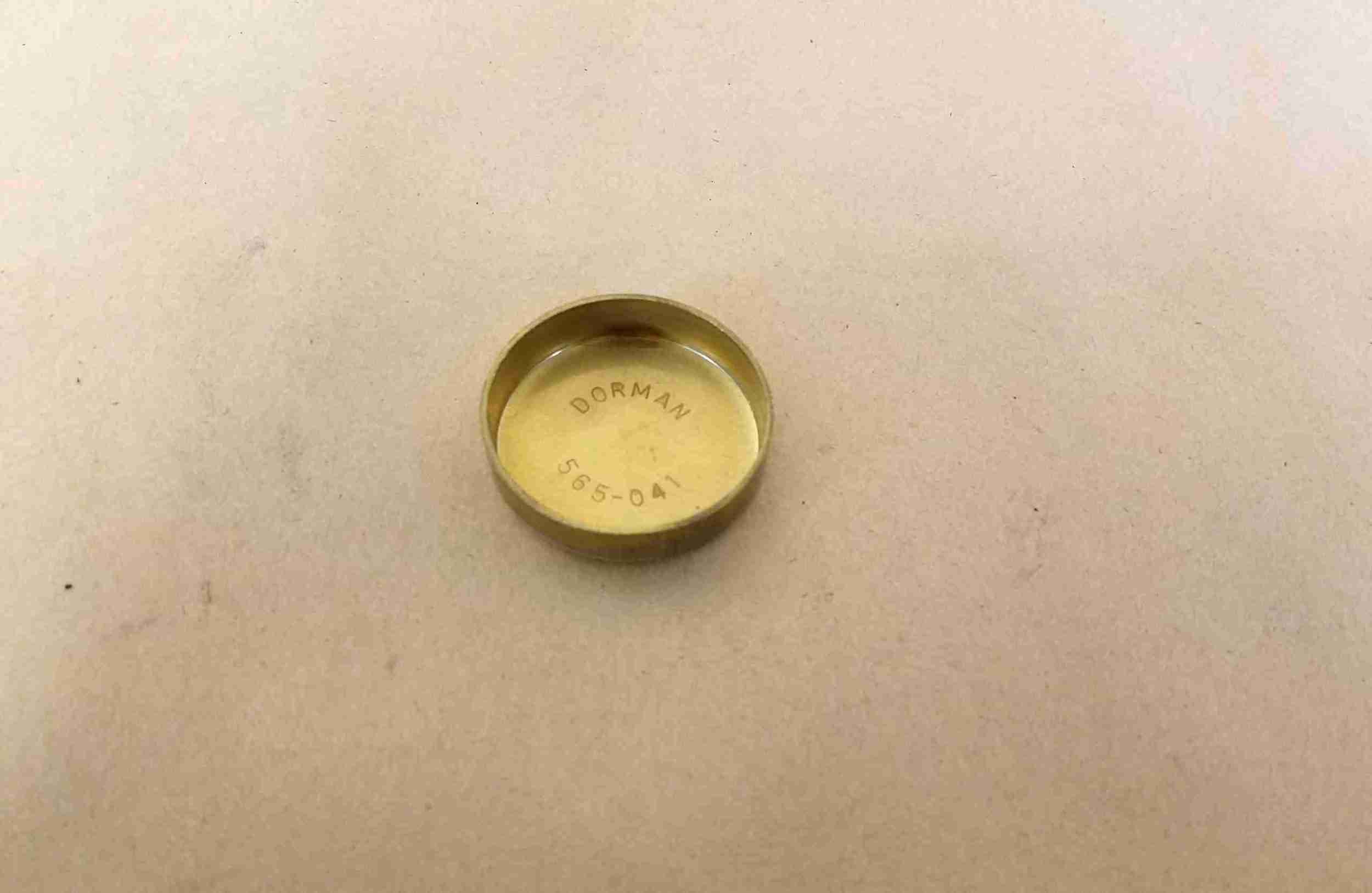 1933-59 Brass Engine Plug 1-61/64" Cup, buy in pack of 10