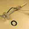 1956-57 Fuel Tank Sending Unit, 3/8" fuel line w/ strainer, stainless, all except SW and Custom Safari