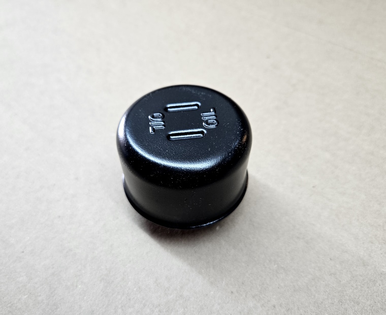 1940 1964 Pontiac Oil Filler Cap Push on Standard with "Oil" Embossed on Top