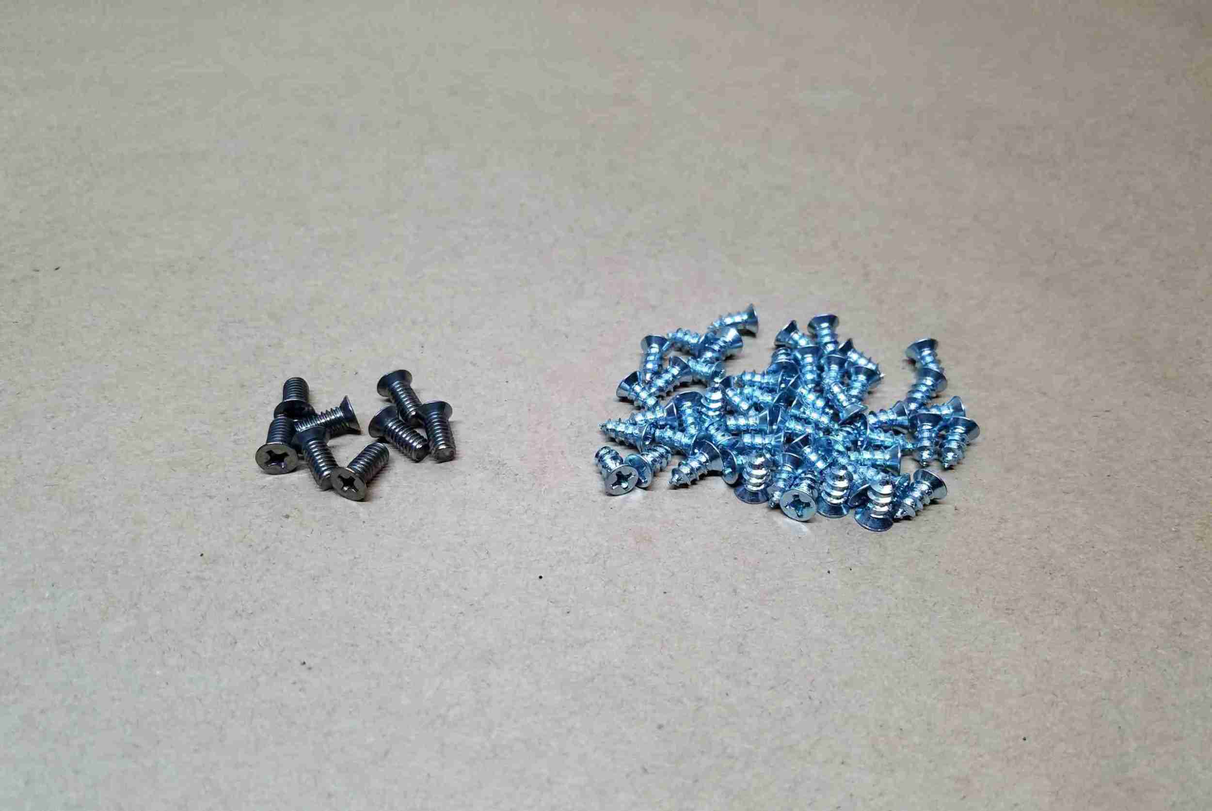 1955-57 2 Door Safari Side Window Molding Screw Kit, 60 pieces