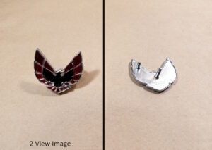 1970-73 Firebird Front Fender Emblem, also 1976-79 Sail Panel Emblem