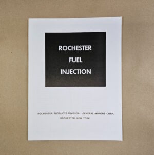 1957 1962 Rochester Fuel Injection Manual