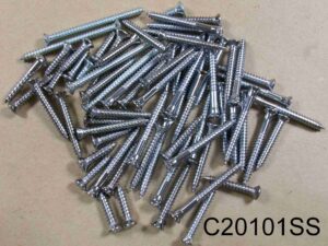 1955-57 2 Door Safari Chrome Interior Garnish Molding & Trim Screw Set