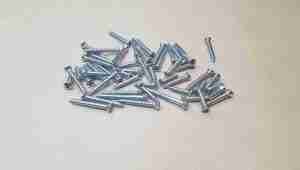 1955 2 Door Sedan Chrome Interior Garnish Molding & Trim Screw Set