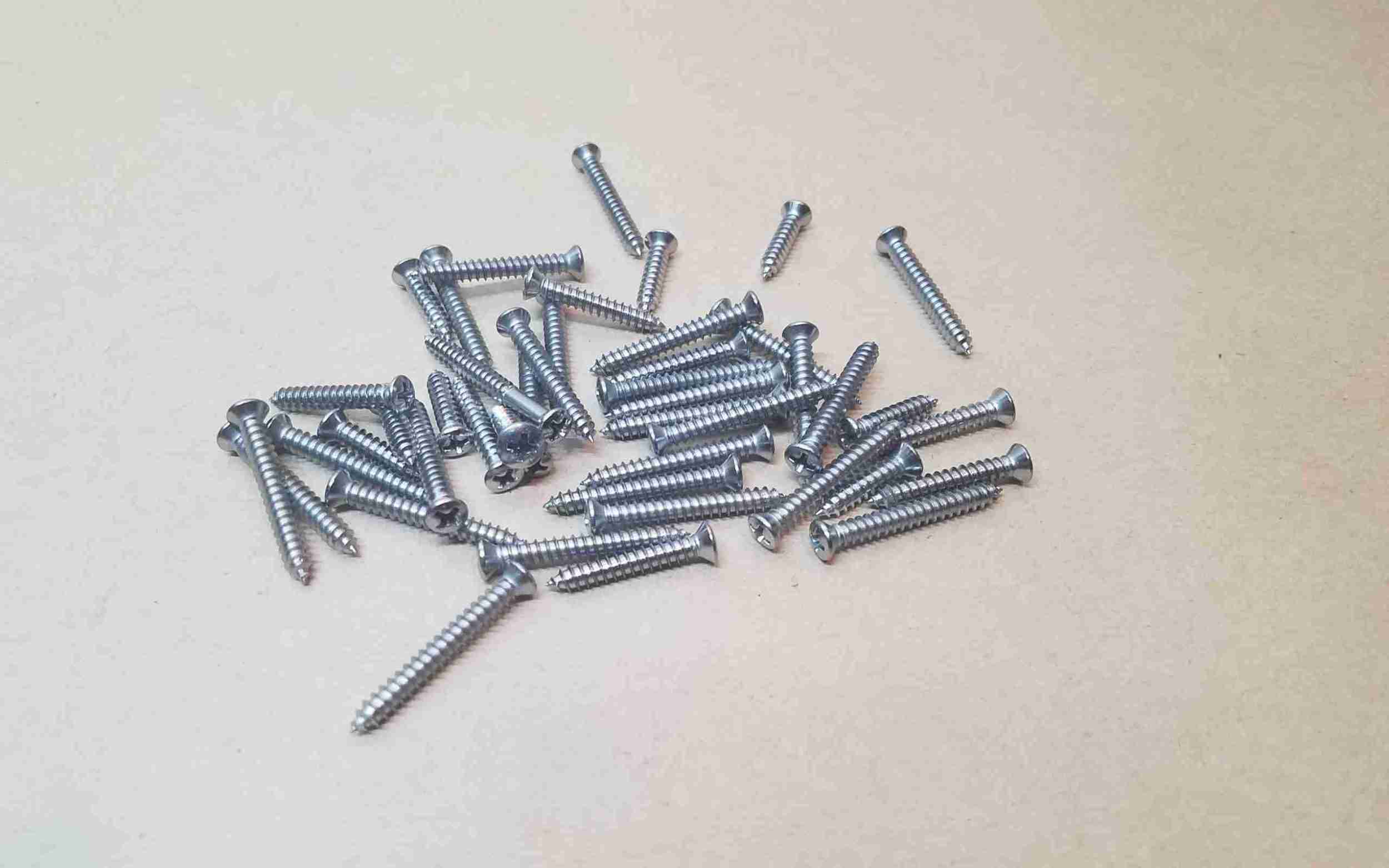 1956-57 4 Door Hardtop Chrome Interior Garnish Molding & Trim Screw Set
