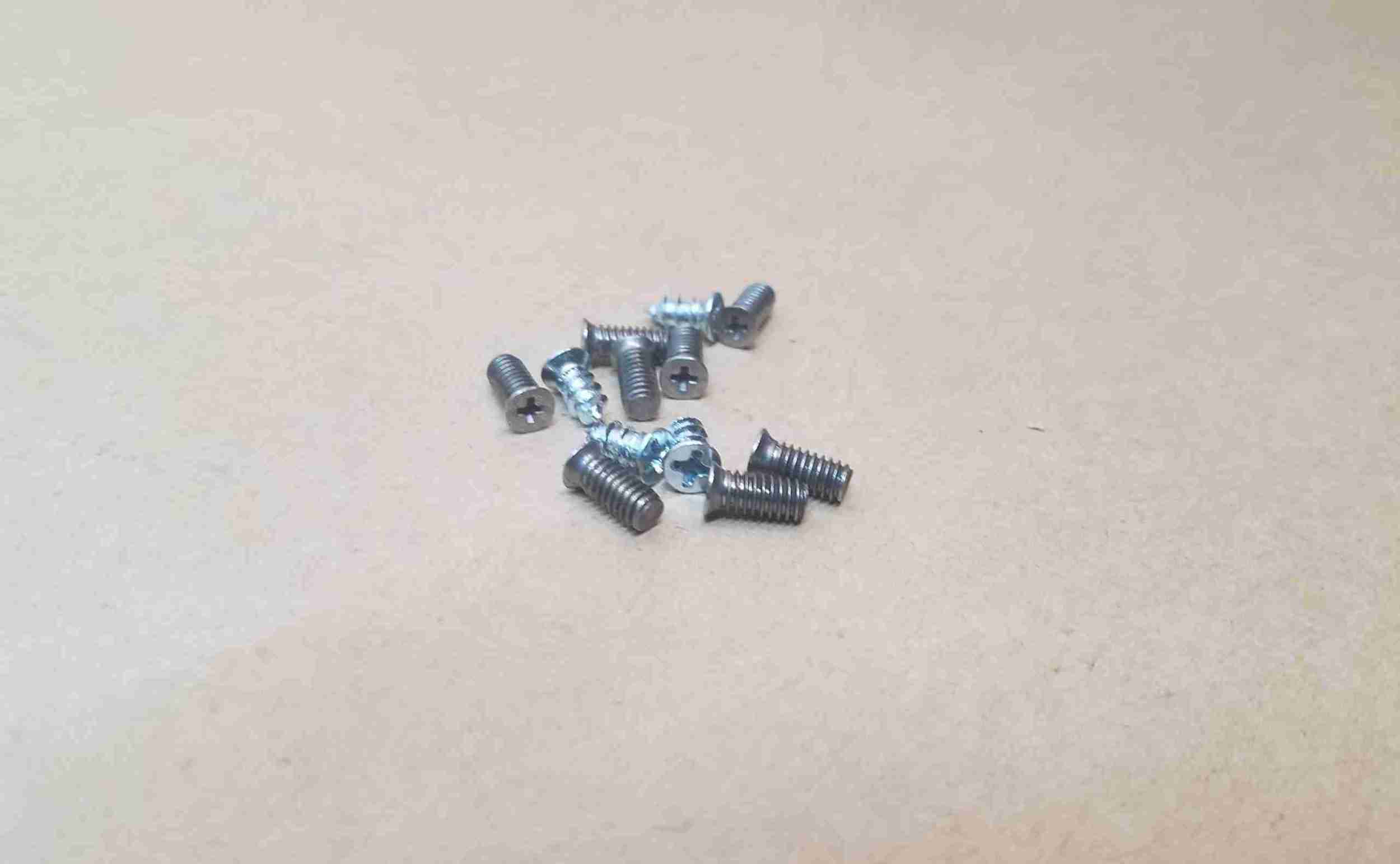 1955-57 All exc Conv Windshield Pillar Molding Screw Set, 12 pieces