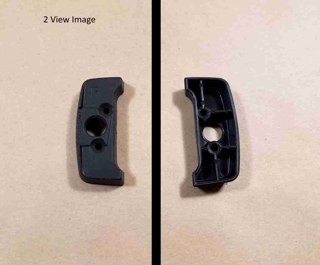 197381 Seat Belt Guide Escutcheon, RH, black, 197381 ABFGHX, also