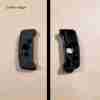 1973-81 Seat Belt Guide Escutcheon, Right Hand, black, 1973-81 ABFGHX, also 9732276