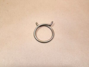 1955-65 Spring Type Lower Radiator Hose Clamp, for 2"ID, 2-3/8"OD hose, 1955-60 All, 1961-65 P8, 1964-65 T8