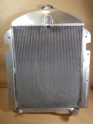 1939 1940 Pontiac Aluminum Radiator Assembly, 3 Core 28 1/8" X 22 1/8" Mod Required