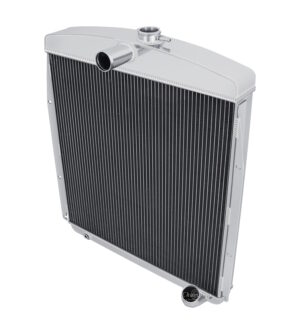 1949 1954 Pontiac Aluminum Radiator Assembly, 3 Core 27 7/8" X 24 1/8"