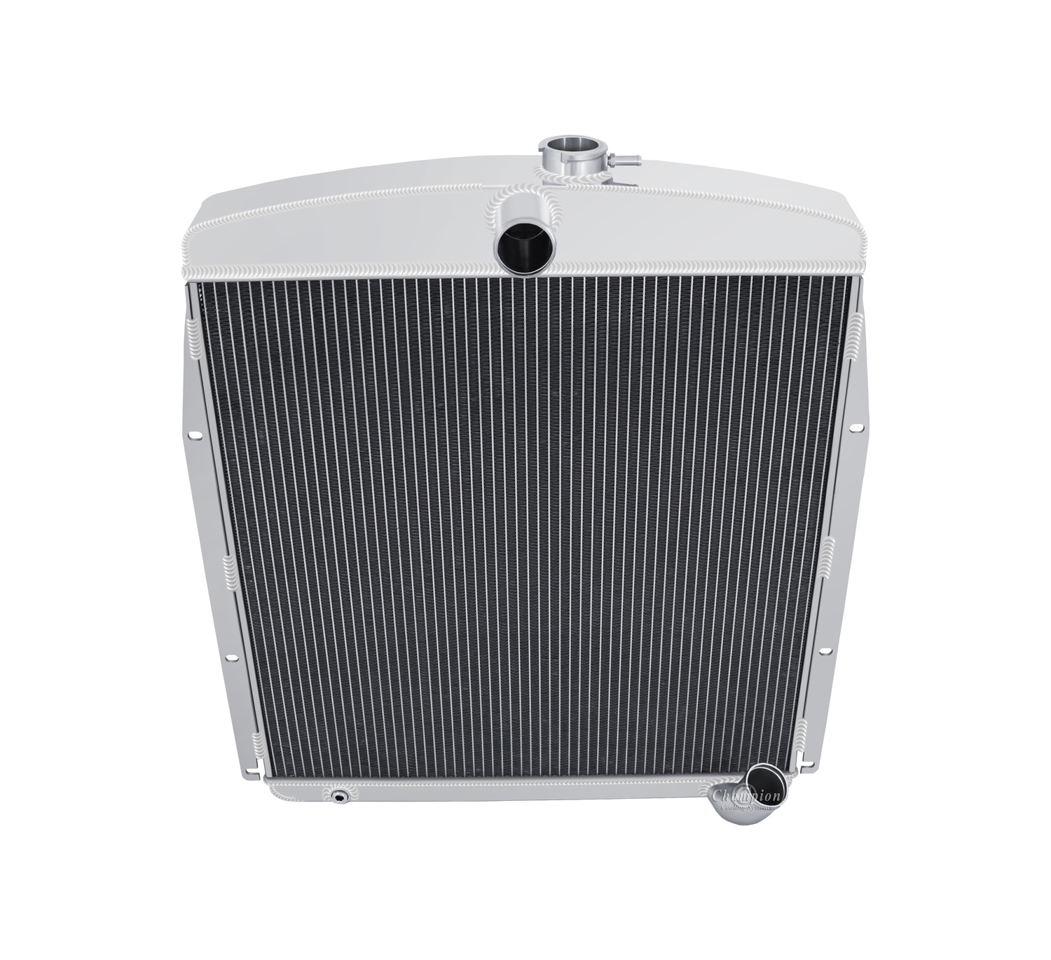 1949 1954 Pontiac Aluminum Radiator Assembly, 3 Core 27 7/8" X 24 1/8" - Image 3