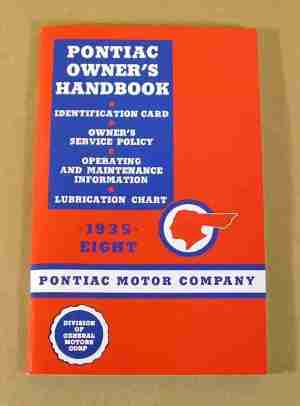 1935 8 Cylinder Owner's Manual