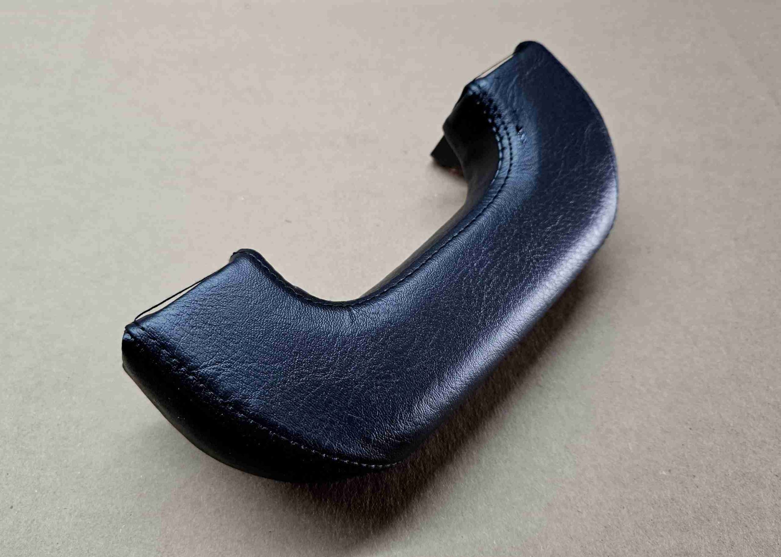 1937-48 All Complete Black Arm Rest w/ base, pad & metal insert, For the Pair, Buy 2