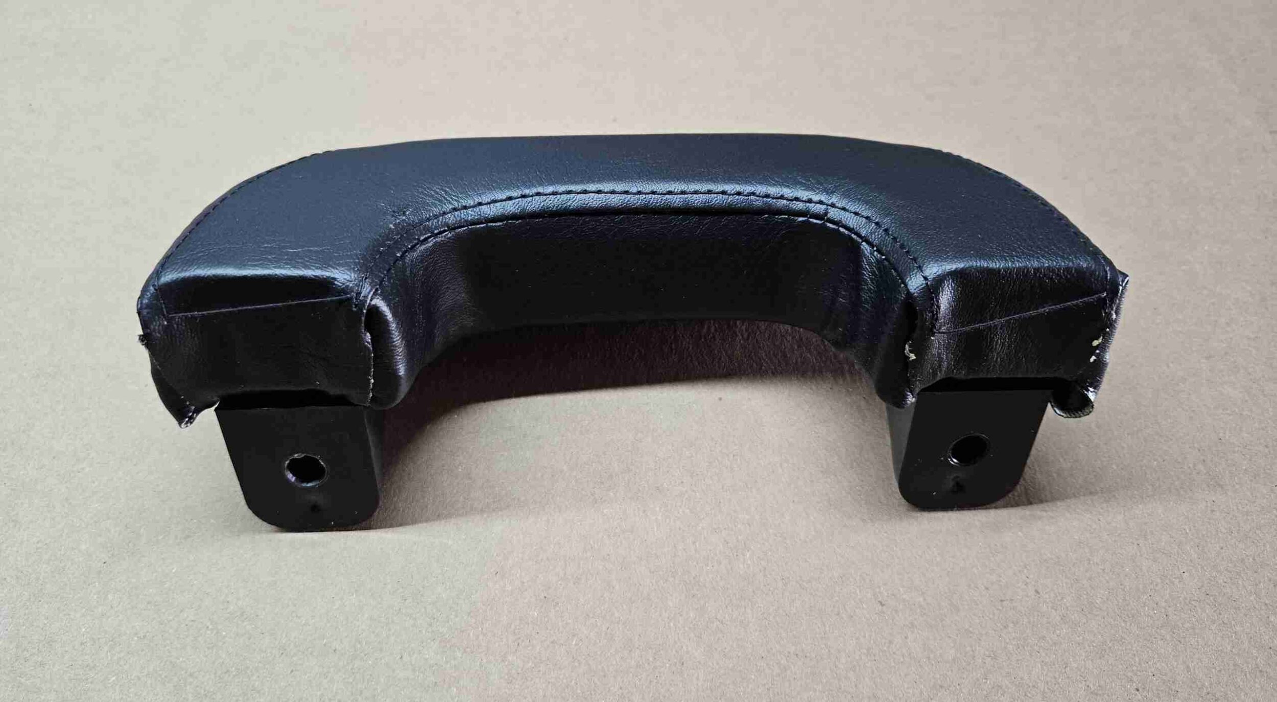 1937-48 All Complete Black Arm Rest w/ base, pad & metal insert, For the Pair, Buy 2 - Image 2
