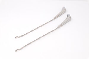 1955 1958 Windshield Wiper Arm Pair, 12" Bayonet Style. Pontiac