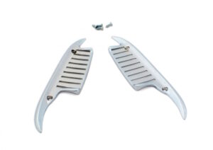 1960-64 P8 Accessory Door Handle Guards, pair w/ screws