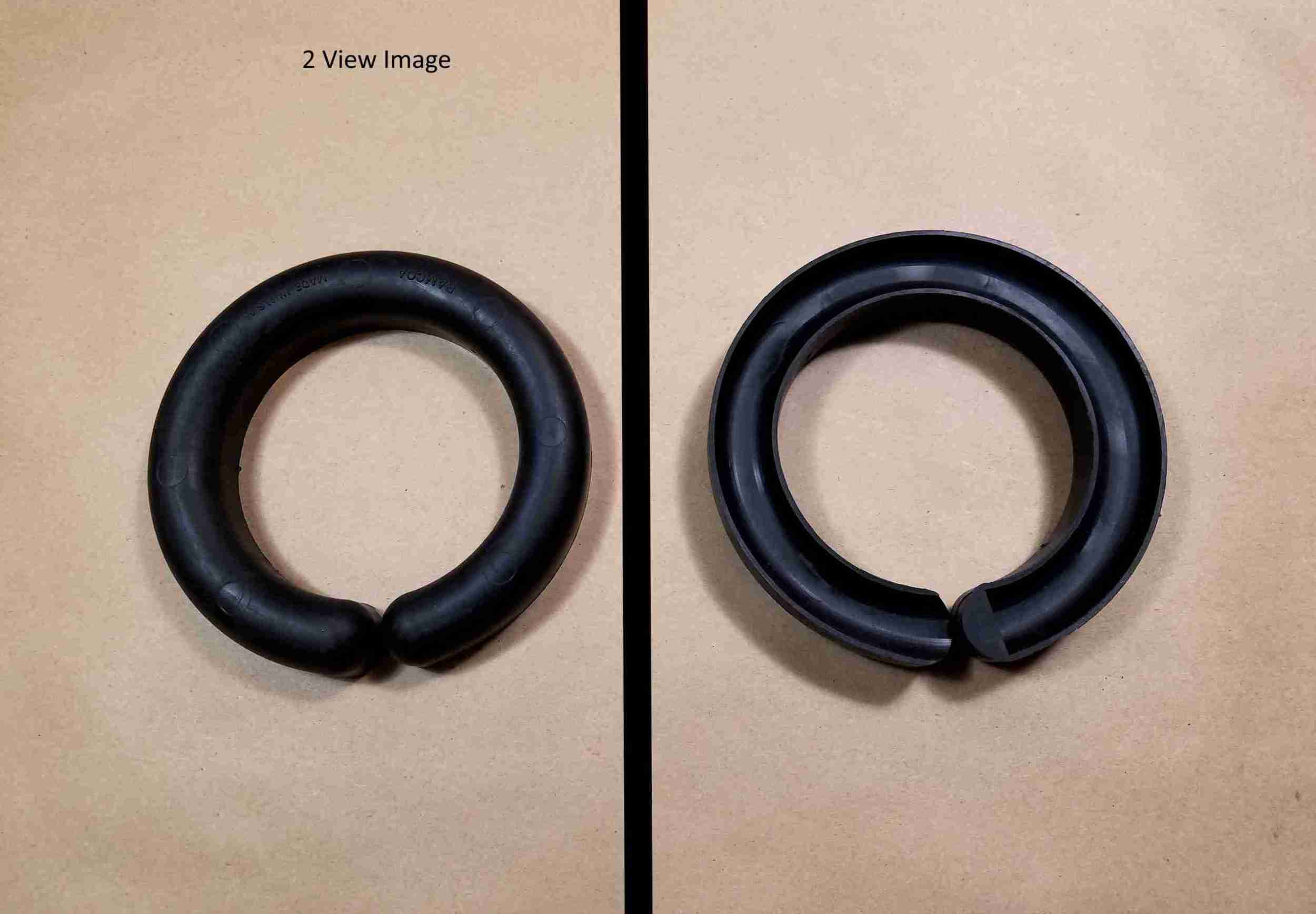 1934-58 Front Coil Spring Rubber Spacer,3/8" thick, raises 1/2" to 3/4", For the Pair, Buy 2