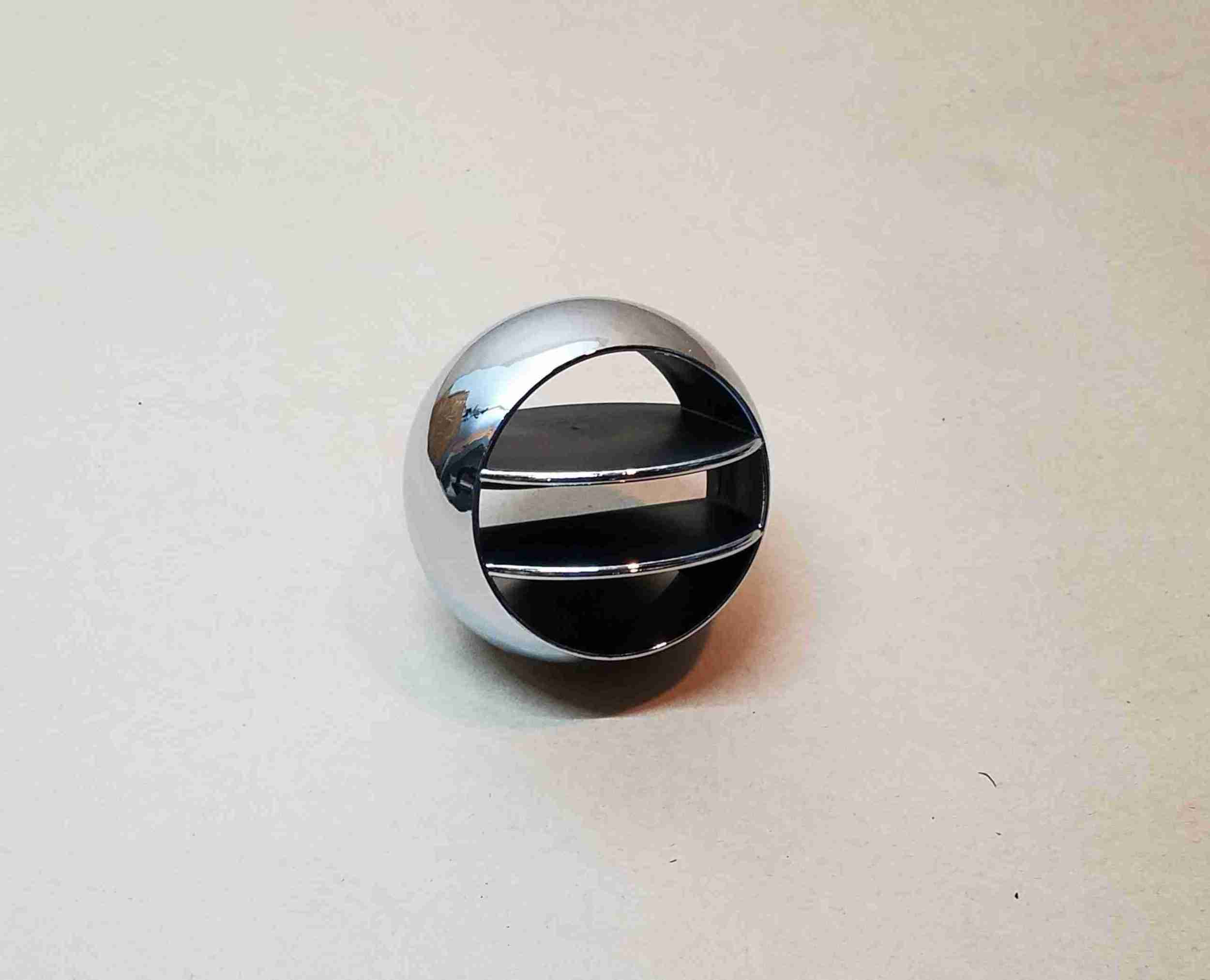 1967-68 Dash Side Air Vent Chrome Balls, Firebird