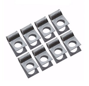 1926-86 3/8" Screw Mount Fuel Line Clip Set of 8