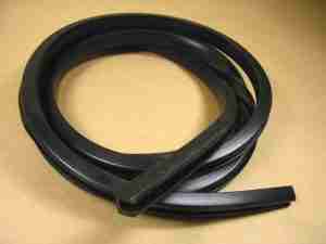 1926-33 Rear Fixed/Stationary Quarter Window Glass Channels & Door Window Header Strips, 8' strip for two windows, quarter window: 1926-30 All, 1931 O8, 1932-33 P8 4dr, also 1926-32 exc Conv Door Window Header Strip