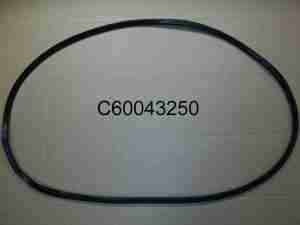 1935-36 Windshield Glass Rubber Channel, All exc Convertible, use w/ division bar gasket set C4065086RS