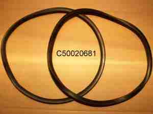 1937-38 Back Window Glass Rubber Channel, All exc 2dr/4dr Standard Sedans