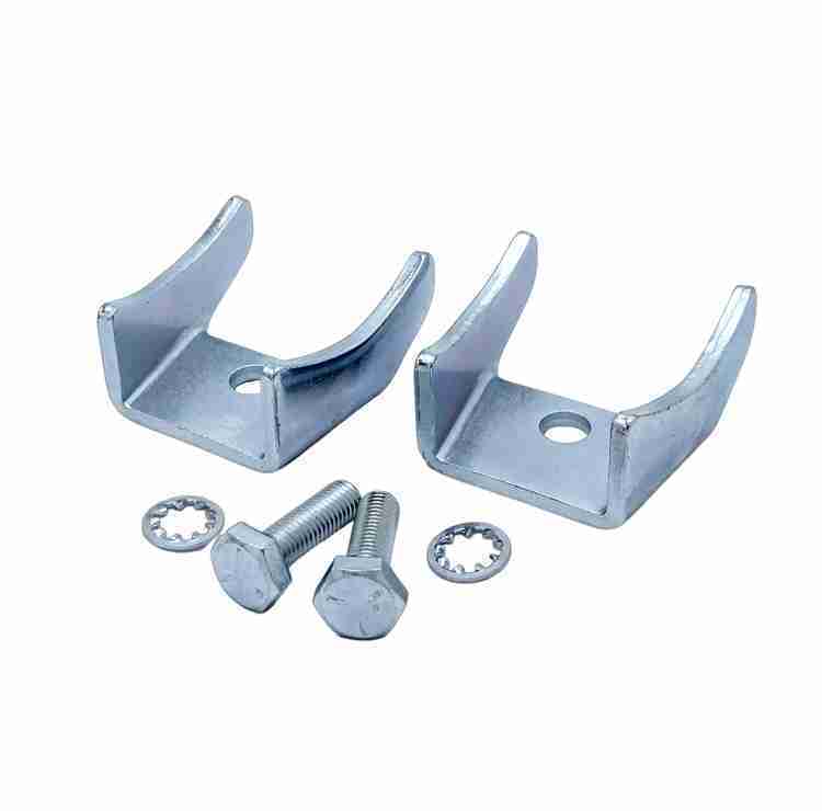 1939 Windshield Wiper Transmission Retainer Brackets, pair, Model 25 Special/Quality 6