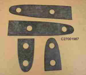 1939 Trunk Lid Hinge Gasket Set, All Model 25 Special/Quality 6 Sedans