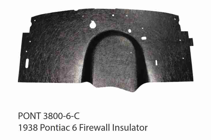 1938 6 Cylinder Firewall Pad