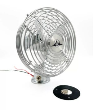 1926-56 Dash Mount Interior Fan, 12V, 2 speed, swivel base