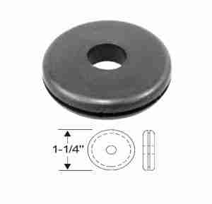 1926-48 Grommet, 3/8" ID for 1" hole, 1926-39 Utility Grommet, 1940-48 License Lamp Wire thru Decklid Inner Panel