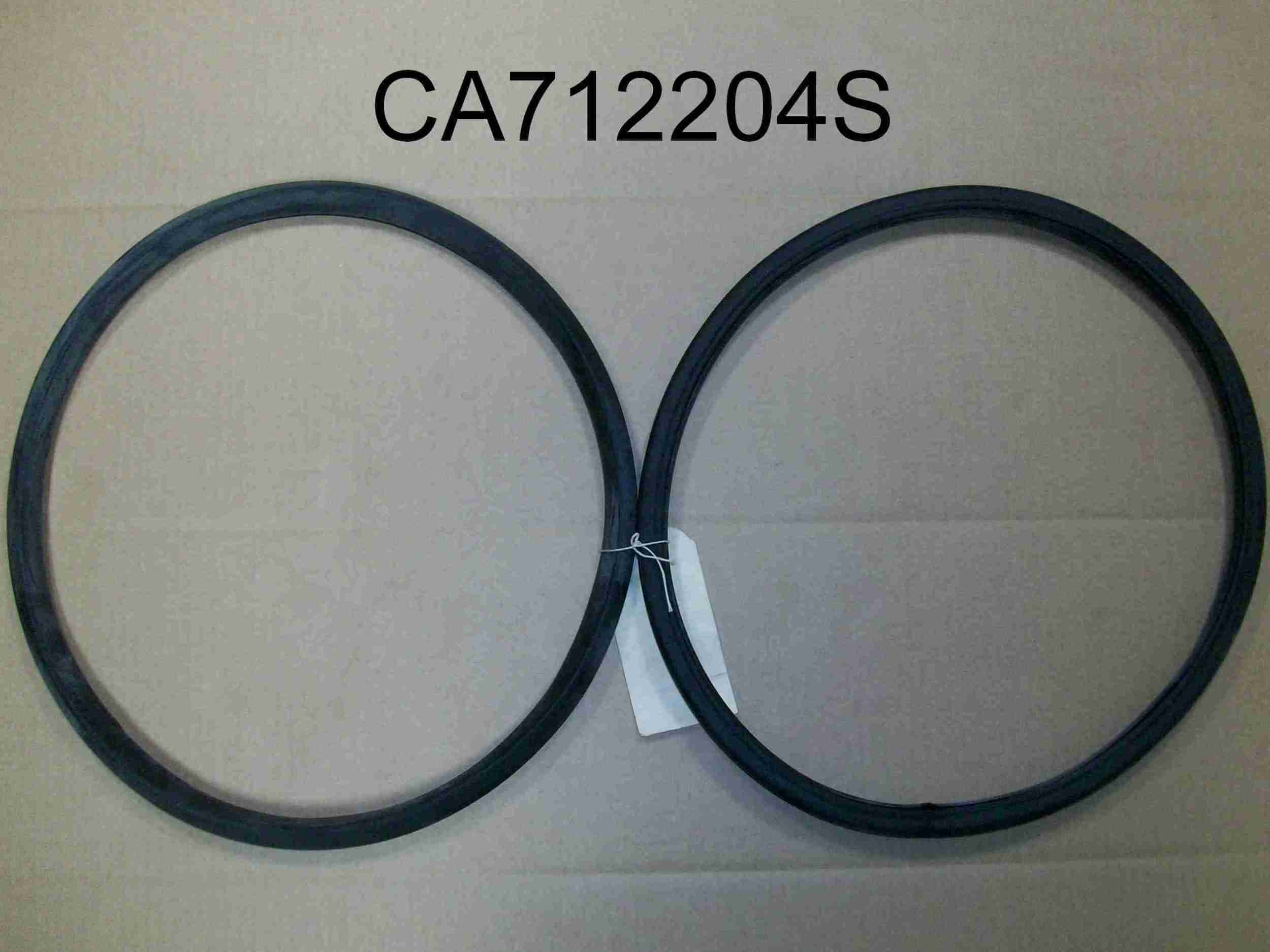 1937-38 Rear Fixed/Stationary Quarter Window Glass Channels, pair, 4 Door Sedan export or retrofitted models