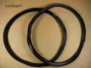 1937-39 Rear Fixed/Stationary Quarter Window Glass Channels, pair, Coupe & Business Coupe