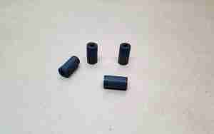 1931-57 Door & Quarter Window Anti-Rattle Rubber Roller Set, four pieces, see description for applications