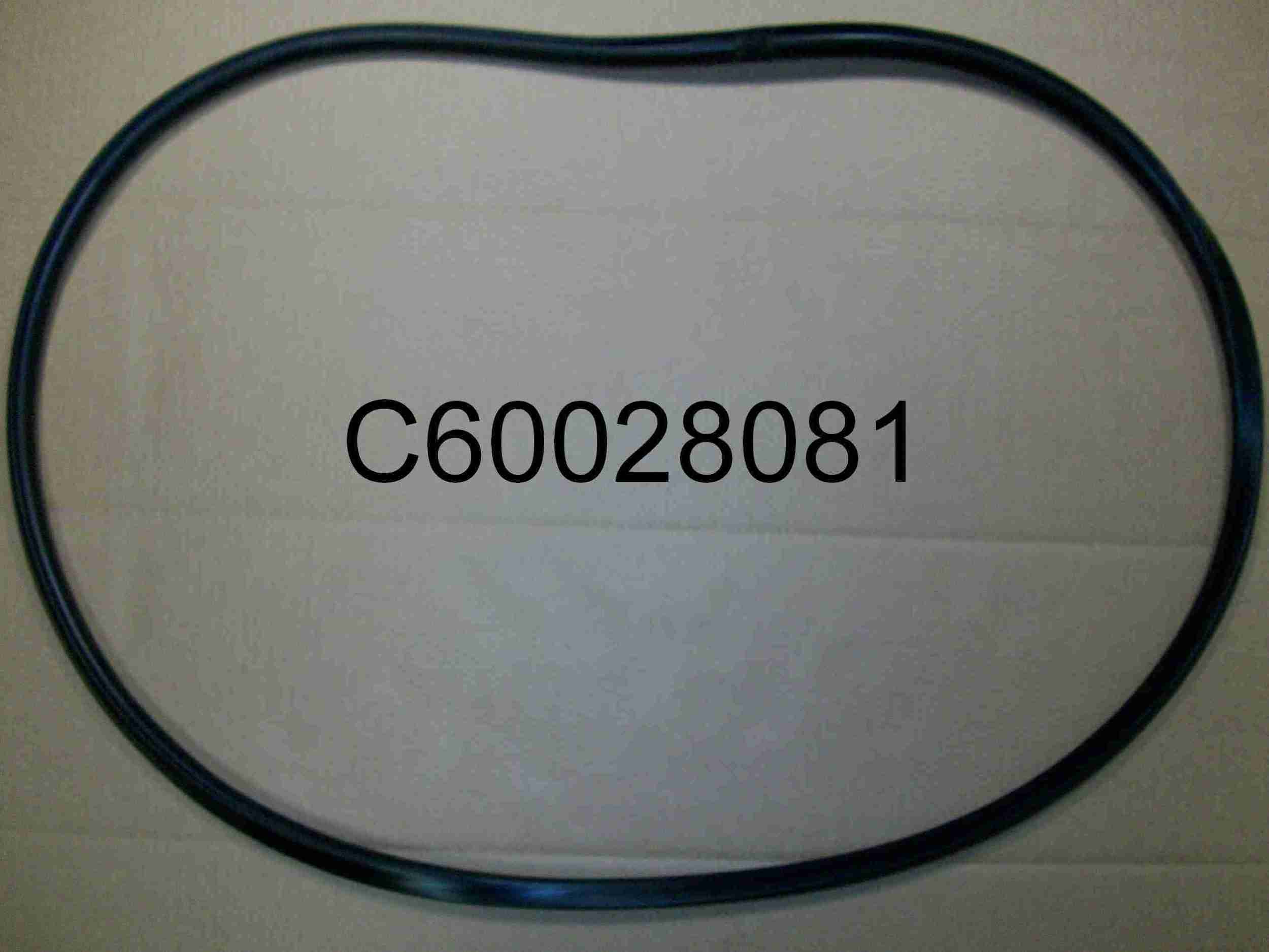 1939-40 Back Window Glass Rubber Channel, All Model 26/28 Deluxe 6/8 w/o reveal molding