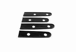 1939 Trunk Lid Hinge Gasket Set, 1-3/8"Wx11-3/8"L, All Model 25 Special/Quality 6 Coupes