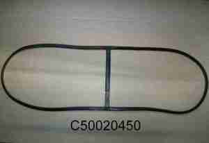 1940 Windshield Glass Rubber Channel, All Model 26/28 Deluxe 6/8 exc Convertible, use w/ division bar gasket C4125417R