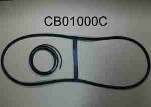 1940 Windshield Glass Rubber Channel, All Model 25 Special 6, use w/ division bar gasket C4125417R