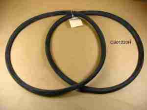 1940 Rear Fixed/Stationary Quarter Window Glass Channels, pair, Model 2527B Special 6 Business Coupe