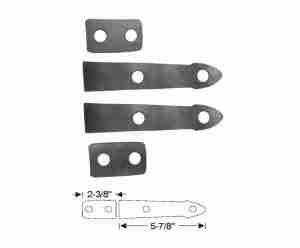 1940 Trunk Lid Hinge Gasket Set, All Model 25 Special 6 Coupe & Convertible