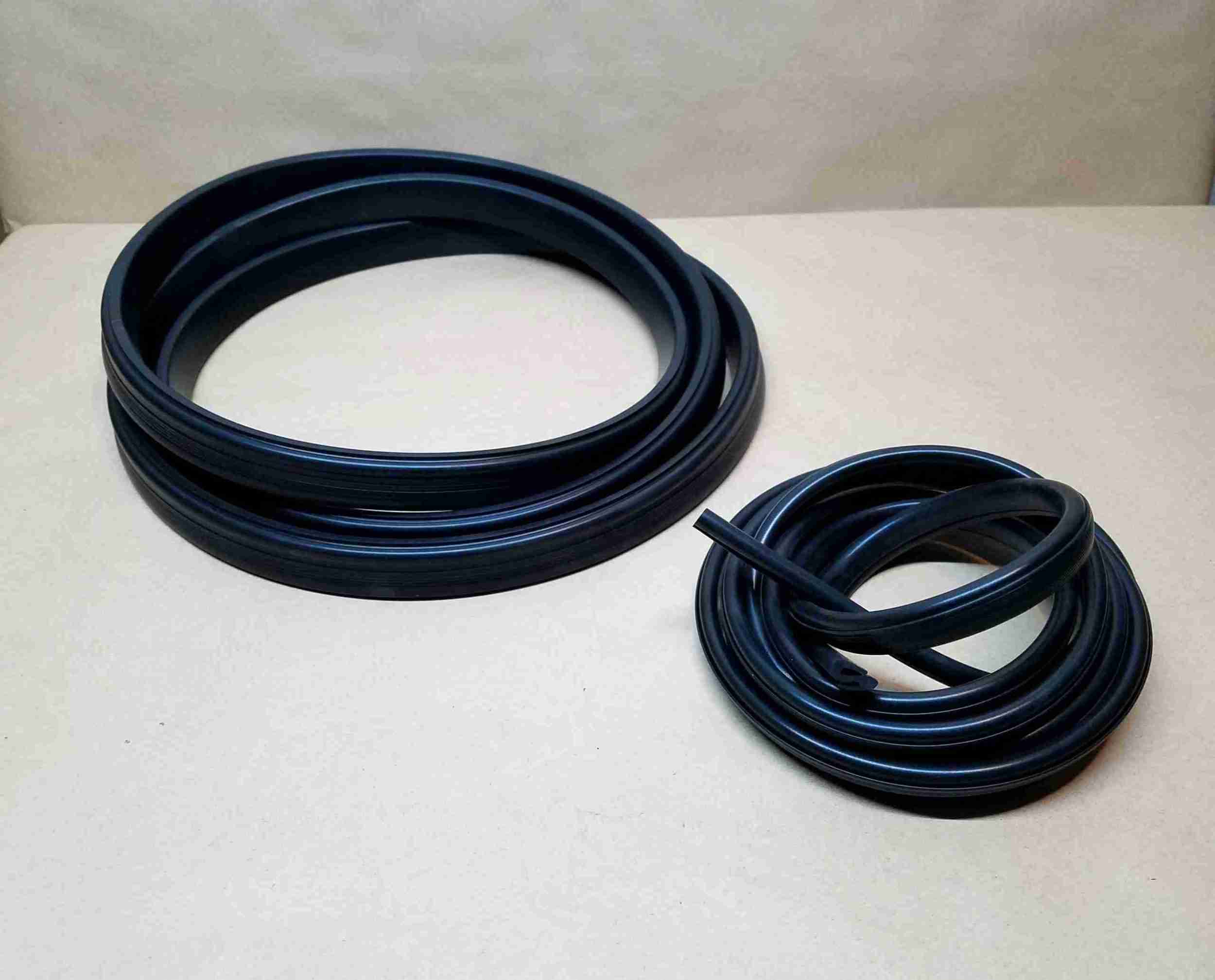 1942-48 Back Window Glass Rubber Channel w/ Pinchweld Seal, Model 25/2707 Torpedo 6/8 Sedan Coupe