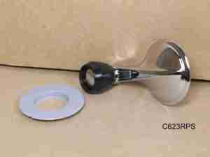 1953-64 Replacement Vent Window Regulator Handle w/ Black Knob, For the Pair, Buy 2