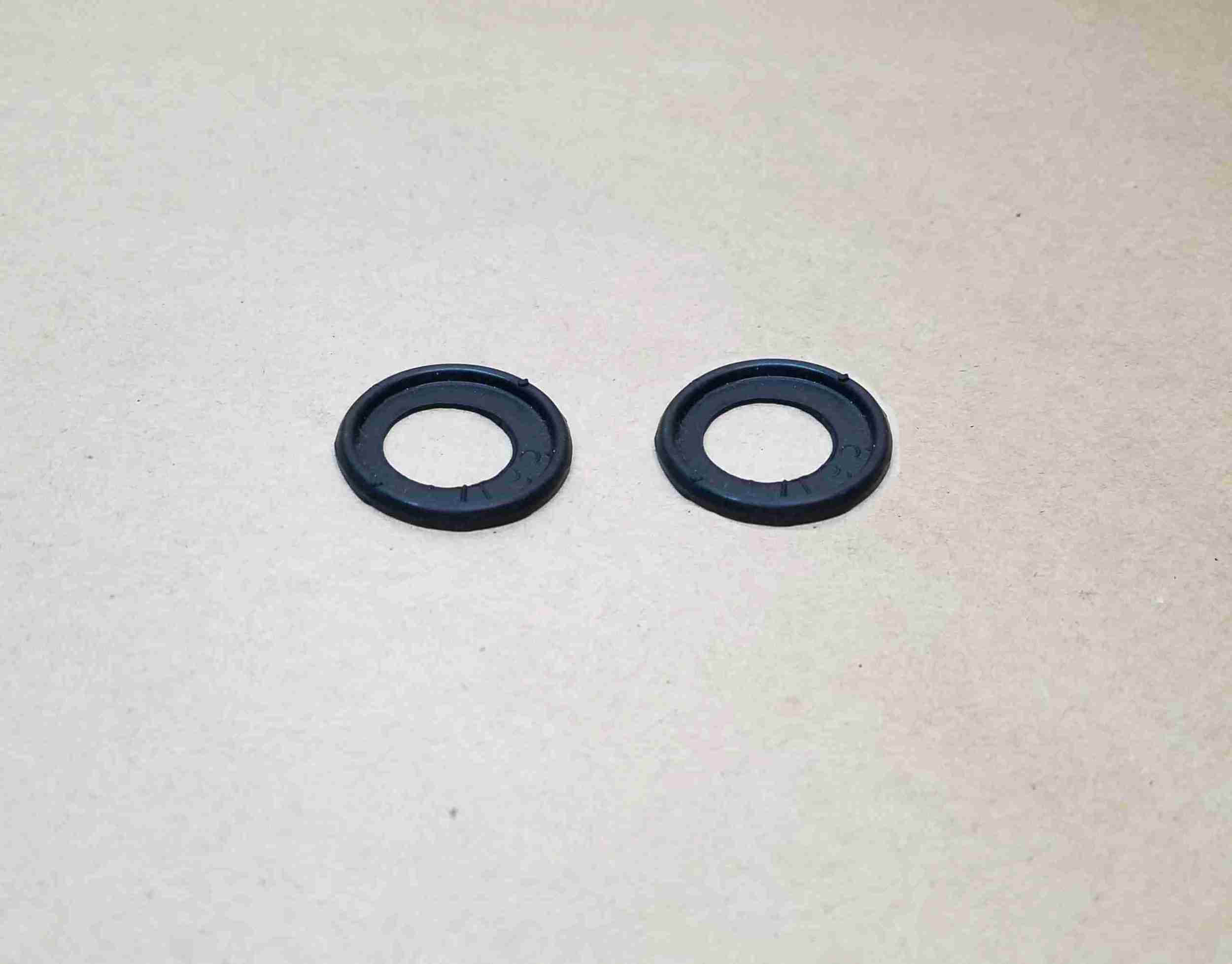 1938 Door Handle Escutcheon Pads, pair