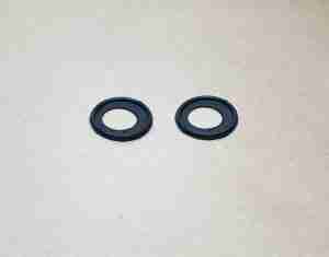 1938 Door Handle Escutcheon Pads, pair