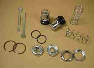 1949-54 All 4 Door Rear Door Outside Handle Push Button Assemblies, pair